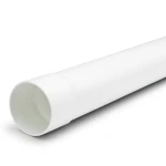 مواسير UPVC ضغط 125 psi مقاس 4 إنش سماكة 4.01 ملم لون أبيض