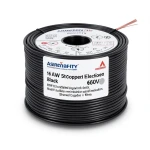 سلك كهرباء 16 AWG نحاس مجدول عزل PVC +105°C 600 فولت اسود | شركة كابلات الشرقية للصناعة