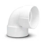 كوع UPVC زاوية 90° مقاس ¾ انش لون ابيض