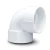 UPVC Elbow 90° 6 inch White - Image 1
