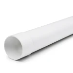 مواسير UPVC ضغط 125 psi مقاس 4 إنش سماكة 4.01 ملم لون أبيض