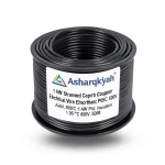 1 AWG Stranded Copper Electrical Wire PVC Insulation 105°C Black 600V 500ft | Asharqiyah Cables Company for Industry