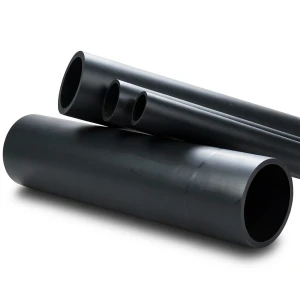 انابيب HDPE ضغط اسمي 20 بار PE 100 قطر خارجي 560 mm SDR 9 لون اسود