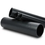 HDPE Plastic Pipe Nominal Pressure 10 Bar PE 100 OD 630 mm Thickness 37.4 mm Black