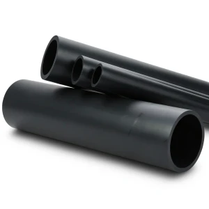 مواسير بلاستيك HDPE ضغط اسمي 10 بار PE 100 قطر خارجي 630 مم سماكة 37.4 مم اسود