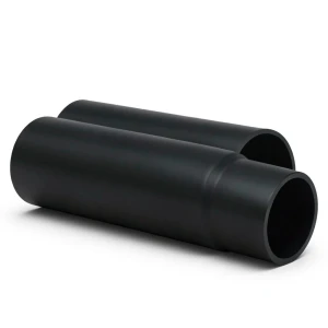 أنابيب بلاستيكية HDPE ضغط اسمي 10 بار PE 100 قطر خارجي 800 مم سمك 47.4 مم لون أسود
