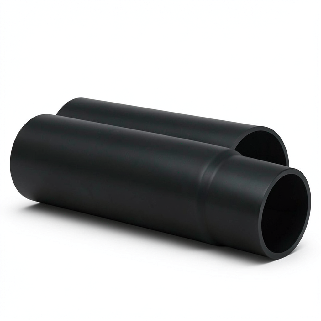 HDPE Plastic Pipe Nominal Pressure 10 Bar PE 100 OD 800 mm Thickness 47.4 mm Black