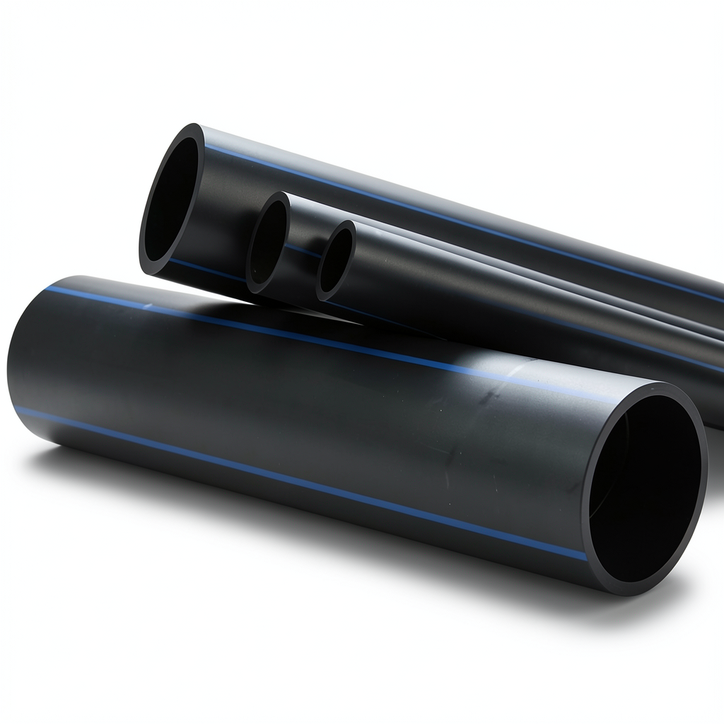 أنابيب HDPE ضغط 10 بار PE 100 قطر خارجي 1000 مم لون أسود