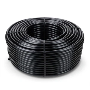 لفة أنابيب HDPE ضغط 16 بار PE 80 قطر 75 مم SDR 33 لون أسود