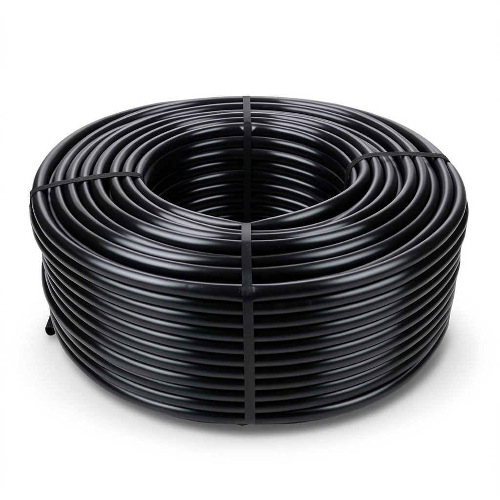 HDPE Coil Pipe PN 16 Bar PE 80 Size 75 mm SDR 33 Black Color