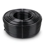 High Density Polyethylene Coil Pipe 16 Bar PE 100, 110 mm SDR 33, Black