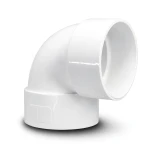 كوع UPVC زاوية 90° مقاس ¾ انش لون ابيض