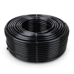 HDPE Plastic Coil Pipe Pressure 16 Bar PE 100 Outer Diameter 90 mm Thickness 8.2 mm Black