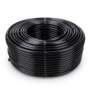 لفة أنابيب بلاستيك HDPE ضغط 16 بار PE 100 قطر خارجي 90 مم سمك 8.2 مم لون أسود