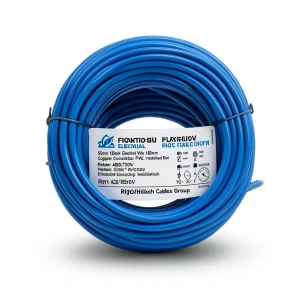 Flexible Single Electrical Wire 185mm 450/750V Copper Conductor PVC Insulated Blue | Riyadh Cables Group