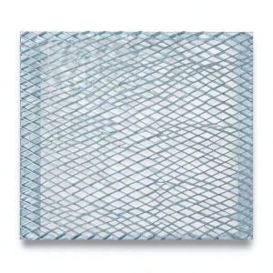 Galvanized Steel Expanded Metal Mesh Thickness 2.8 mm Width 1.22 M Length 1 M