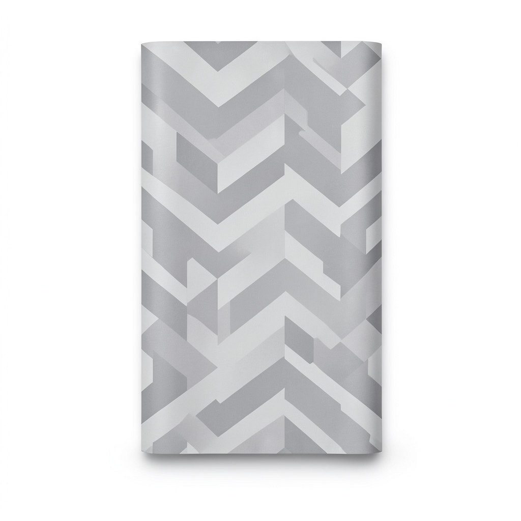 Spanish Wallpaper Gray Color Geometric Design, Size 10mx0.53m, Model 1104-2