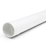 مواسير UPVC ضغط 125 psi مقاس 4 إنش سماكة 4.01 ملم لون أبيض