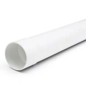 مواسير UPVC ضغط 125 psi مقاس 4 إنش سماكة 4.01 ملم لون أبيض