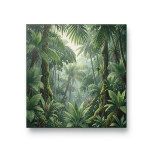 Porcelain Floor Tiles Décor 9 mm Thickness, 30x30 cm Size, MIX JUNGLE Color, Wild Model