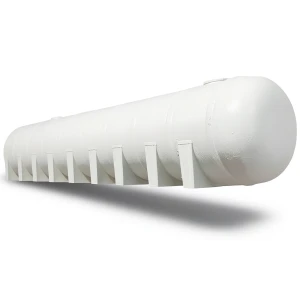 Water Tank Marjan Horizontal Fiberglass 8000 Liter Capacity, Diameter 149 cm, Length 389 cm