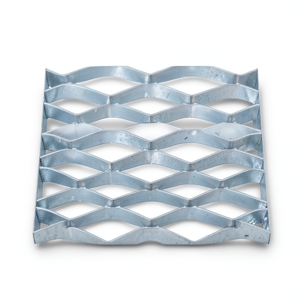 Galvanized Steel Expanded Metal Mesh Thickness 3.8 mm Width 1.22 m Length 5 m