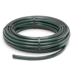 لفة أنابيب بلاستيك HDPE ضغط 15.7 بار PE 63 قطر خارجي 110 مم SDR 6 أسود مع خط أخضر