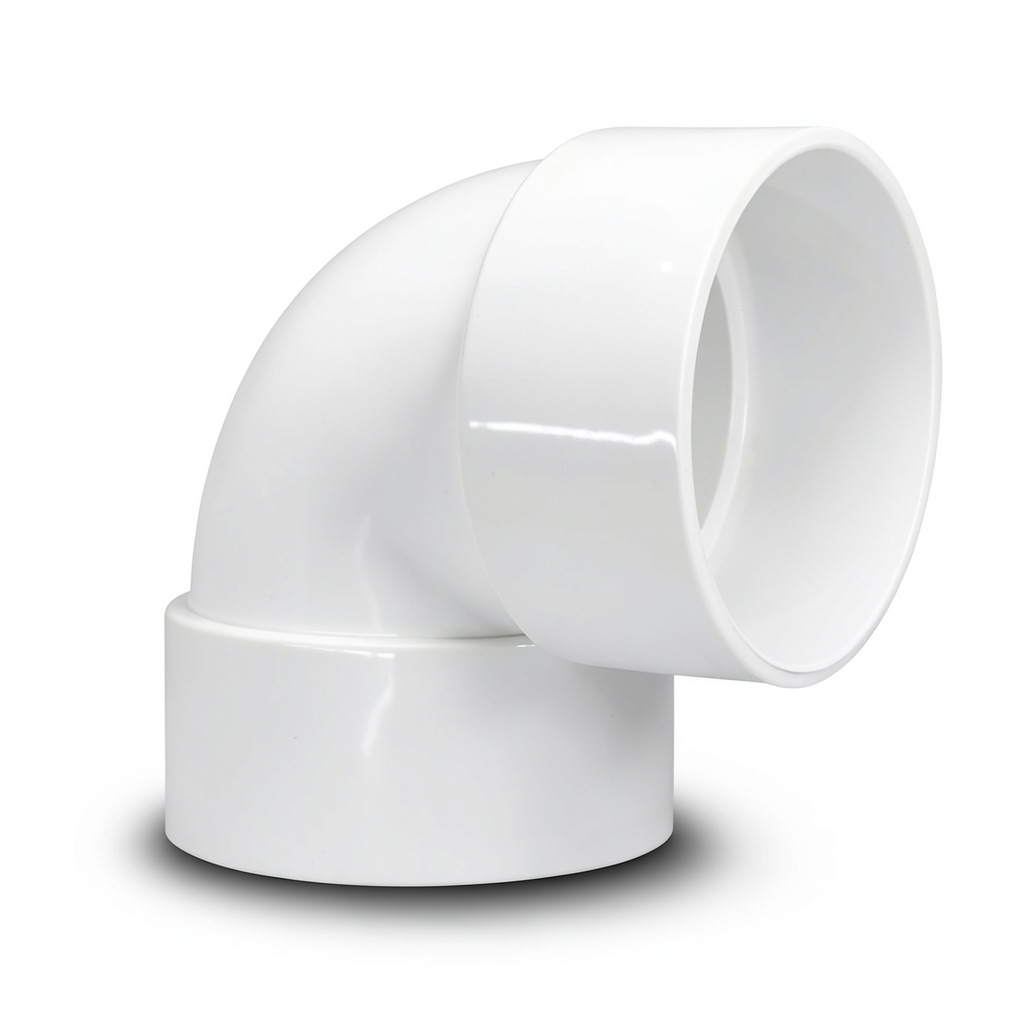 UPVC Elbow 90° 4 inch White