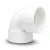 UPVC Elbow 90° 6 inch White - Image 1