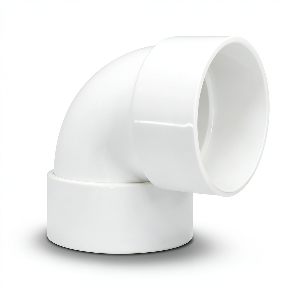 UPVC Elbow 90° 6 inch White