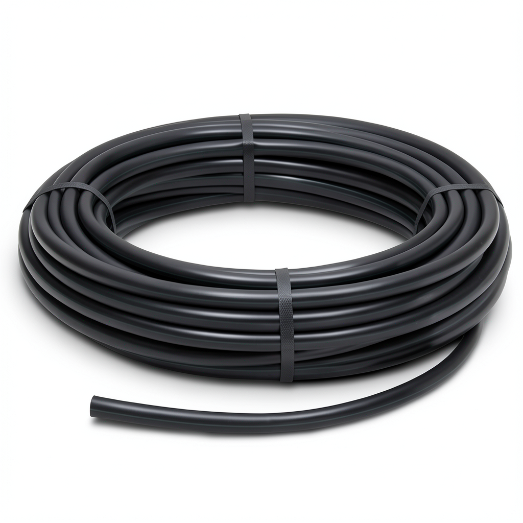 HDPE Polyethylene Coil Pipe Nominal Pressure 15.7 Bar PE 63 OD 90 mm SDR 6 Black