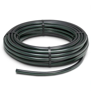 HDPE Polyethylene Plastic Coil Pipe 15.7 Bar Pressure, Outer Diameter 125 mm SDR 6 Black