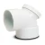 UPVC Plastic Elbow 90° Access Cap 4 inch White | Gulf - Image 1