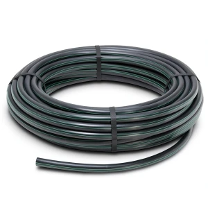 لفة أنابيب HDPE ضغط 15.7 بار PE 63 قطر خارجي 140 مم SDR 6 لون أسود