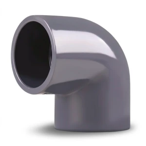 UPVC Plastic Elbow 90° ¾ inch Dark Gray