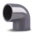 UPVC Plastic Elbow 90° ¾ inch Dark Gray - Image 1