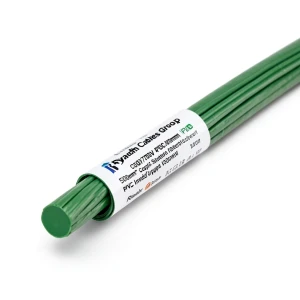 سلك كهرباء مجدول نحاس 500 مم 450/750 فولت معزول PVC لون أخضر | مجموعة كابلات الرياض