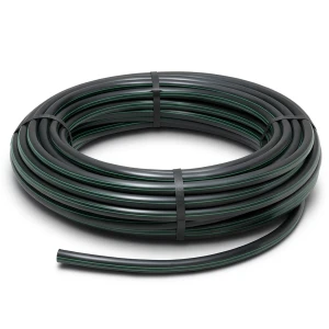 لفة أنابيب بلاستيك HDPE ضغط اسمي 9.8 بار PE 63 قطر خارجي 25 مم SDR 9 لون أسود