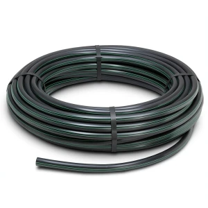 لفة أنابيب بلاستيك HDPE ضغط 9.8 بار PE 63 قطر خارجي 63 مم SDR 9 لون أسود