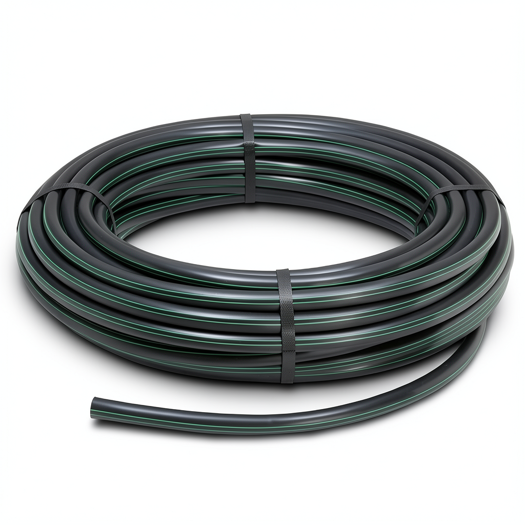 HDPE Plastic Coil Pipe PN 9.8 Bar PE 63 OD 63 mm SDR 9 Black