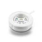 لفة سلك كهرباء مجدول 6 مم2 450/750 فولت، موصل نحاس، عزل PVC لون أبيض | مجموعة كابلات الرياض