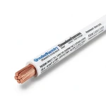 لفة سلك كهرباء مجدول 6 مم2 450/750 فولت، موصل نحاس، عزل PVC لون أبيض | مجموعة كابلات الرياض