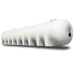 Water Tank Marjan Horizontal Fiber Glass 9000 Liter, Diameter 180 cm, Length 353 cm