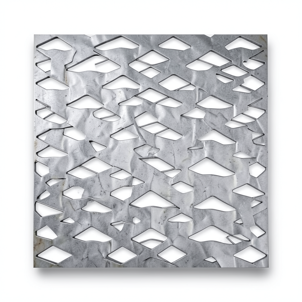 Hot Rolled Expanded Metal Wiremesh 1.2 mm Thickness, 2.44×4 m Memari Design