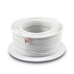 سلك مجدول 10 ملم 450/750 فولت، موصل نحاس، عزل PVC لون ابيض | مجموعة كابلات الرياض