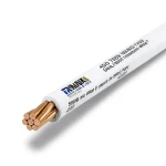 سلك مجدول 10 ملم 450/750 فولت، موصل نحاس، عزل PVC لون ابيض | مجموعة كابلات الرياض