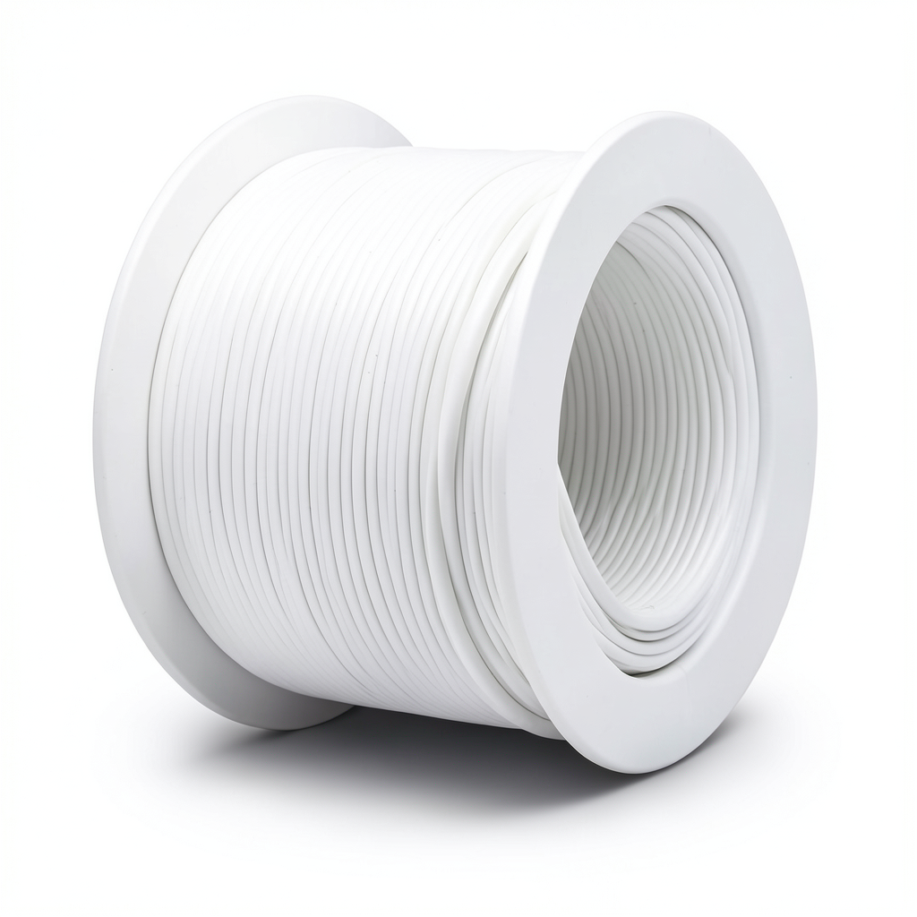 سلك مجدول 16 مم2 450/750 فولت، موصل نحاس، عزل PVC، لون أبيض | مجموعة كابلات الرياض