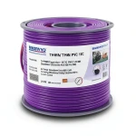 كابل نحاس THHN/THWN معزول PVC 105° قطر 13.8 مم 600 فولت 500 قدم بنفسجي | شركة الفنار