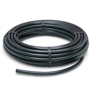 لفة أنابيب HDPE ضغط 9.8 بار [PE 63] قطر خارجي 90 مم SDR 9 لون أسود