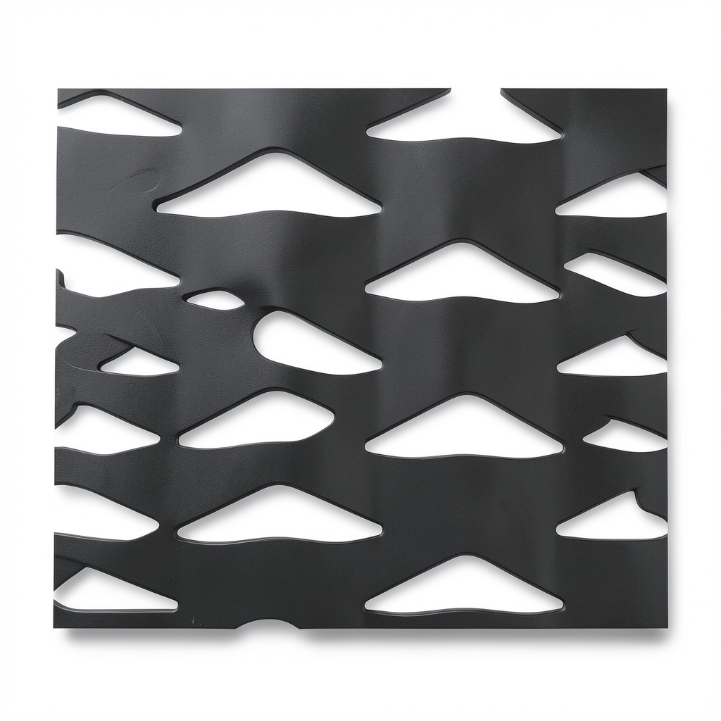 سلك شبك معدني (بقلاوه) حديد مدرفل على الساخن تصميم معماري سمك 1.7 مم عرض 1.22 متر طول 4 متر